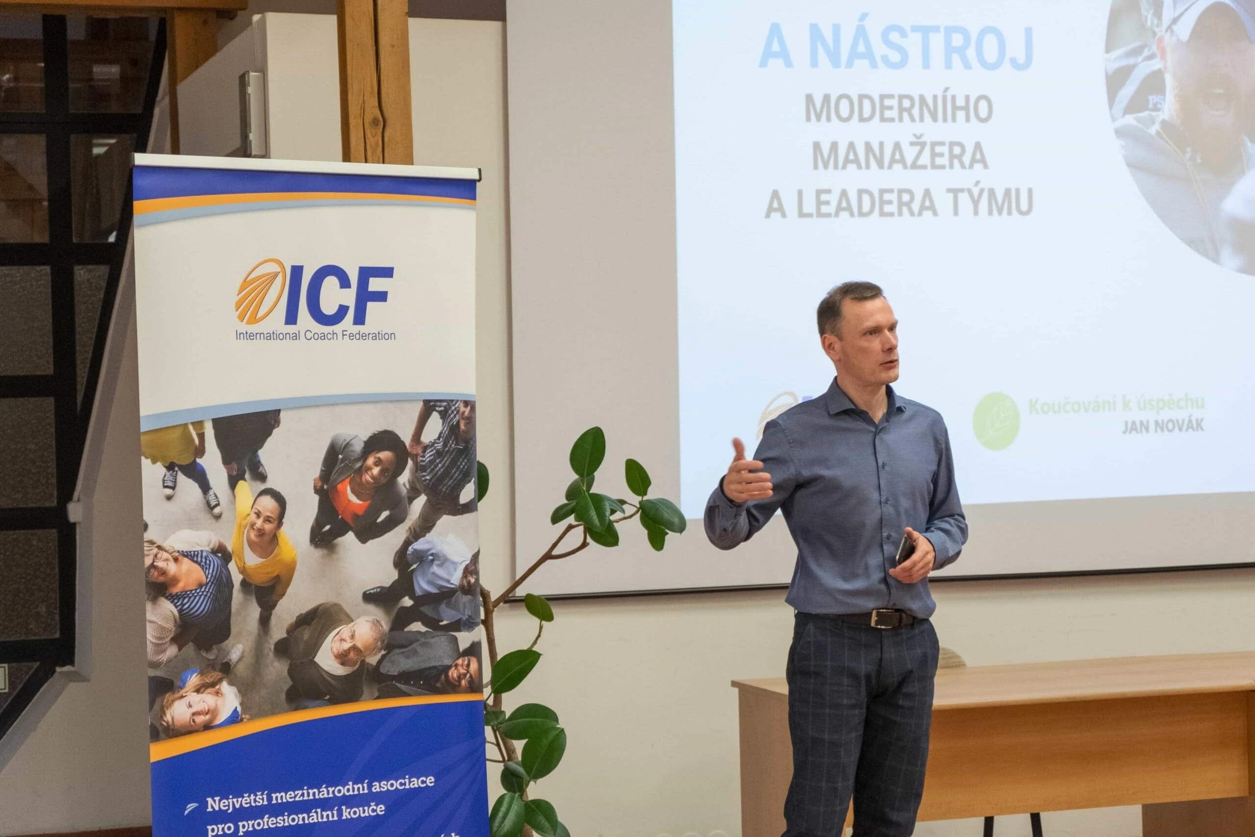 Ing. Jan Novák, přednáška pro manažery
